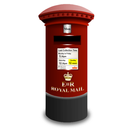 Royal Mail Post Box Icon Transparent Png