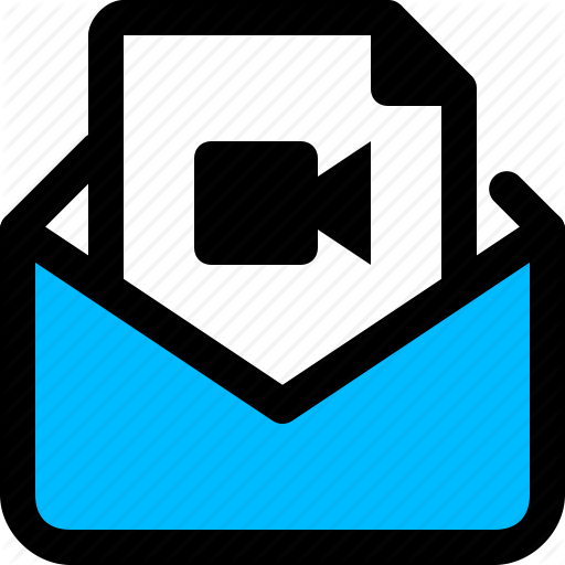Email, File, Message, Video Icon