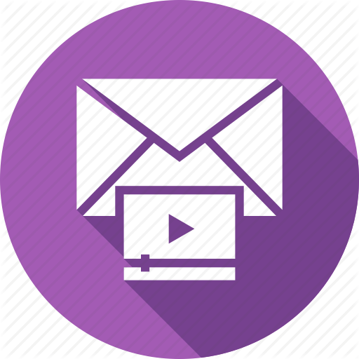 Email, Envelope, Mail, Play, Video Icon