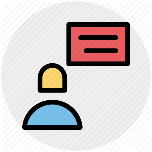 Black Board, Board, Chart, Email, Female, User Icon