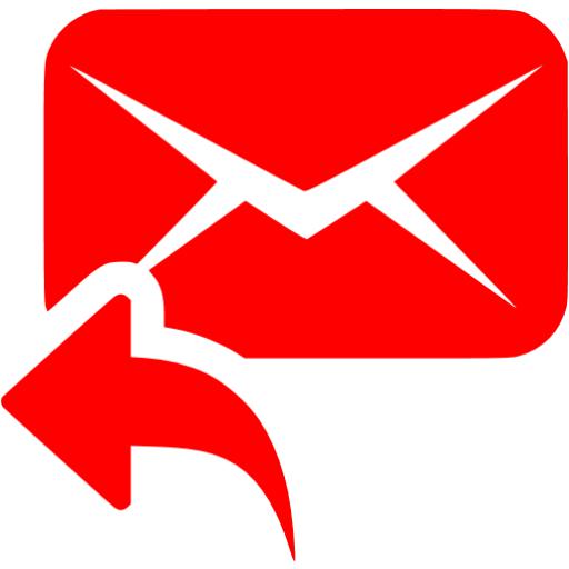 Red Reply Icon