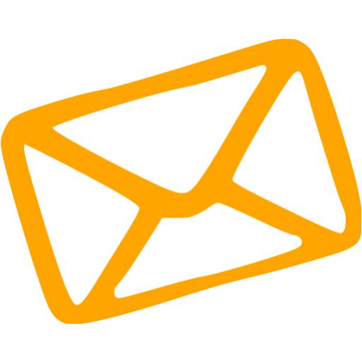 Orange Email Icon