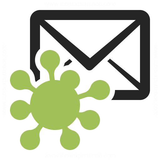 Mail Virus Icon Iconexperience