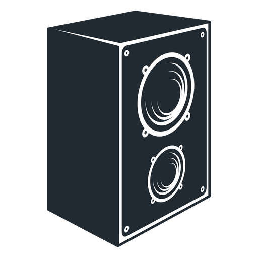 Black And White Speaker Icon