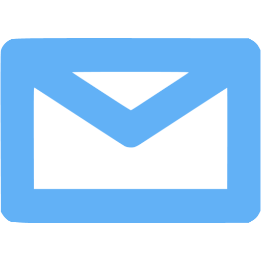 Tropical Blue Email Icon