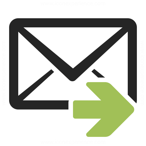 Mail Forward Icon Iconexperience