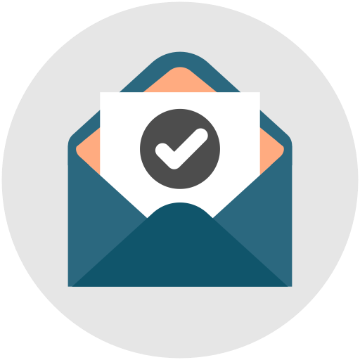 Email, Read, Check, Business, Notification Icon