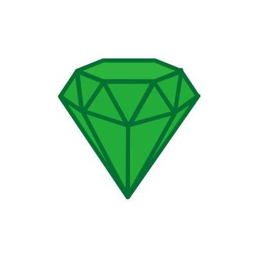 Emerald, Gem, Jewelry Icon With Png And Vector Format For Free