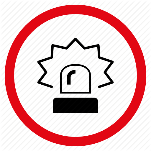 Alarm, Alert, Danger, Emergency, Exclamation, Message, Signal Icon
