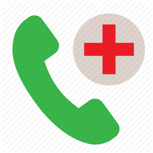 Emergency Call, Help, Hospital, Medical Call, Phone Icon