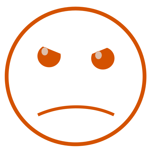 Anger, Emo Icon Free Of Smiley Face