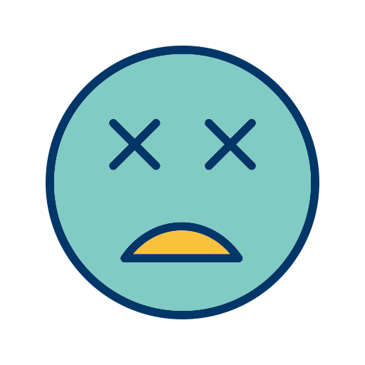 Dead, Emoticon, Face, Smiley Icon