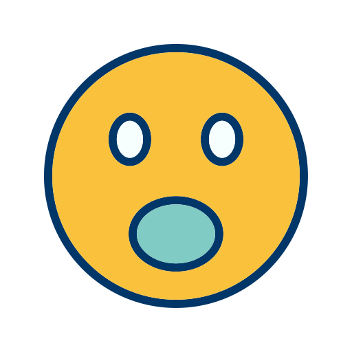 Emoticon, Face, Smiley, Surprised Icon