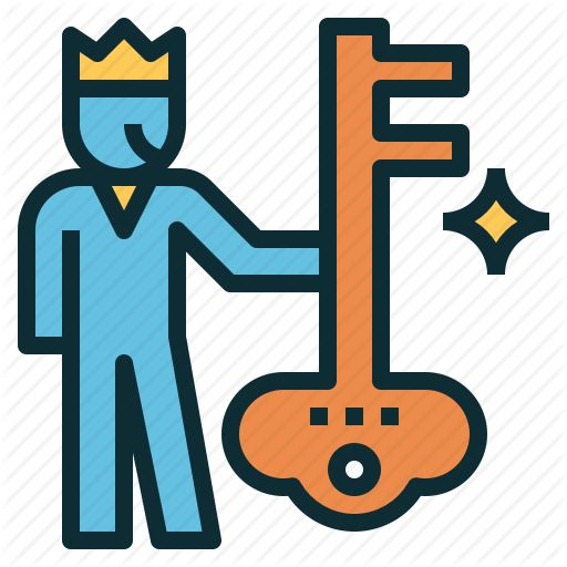 Activation, Customer, Engagement, Key, King, Smart, Solution Icon