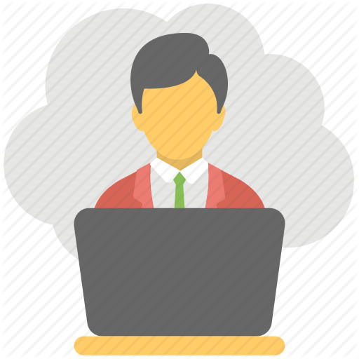 Cloud Based Job, Cloud Businessman, Cloud Computing Business