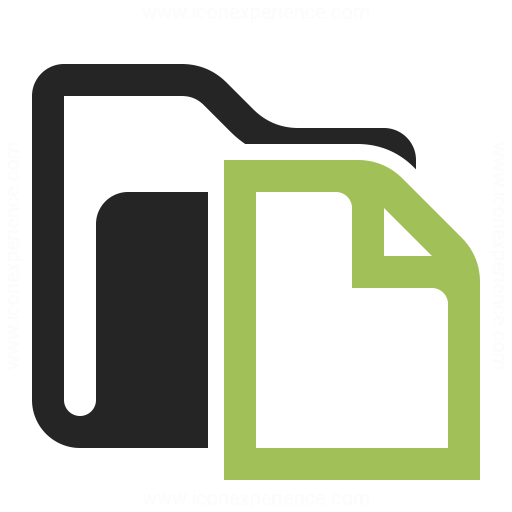 Folder Document Icon Iconexperience
