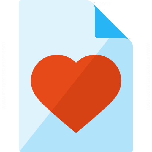 Iconexperience G Collection Document Heart Icon