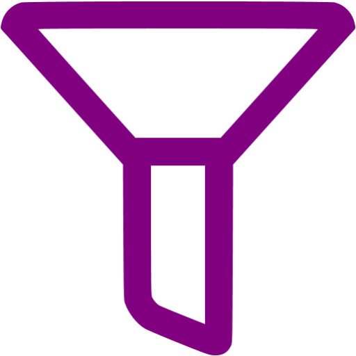 Purple Empty Filter Icon