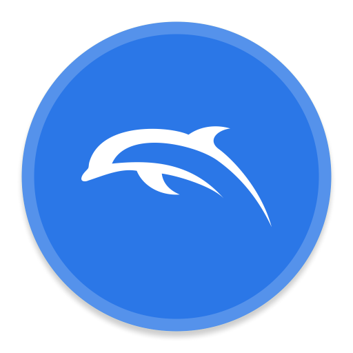 Dolphin, Emu Icon Free Of Button Ui