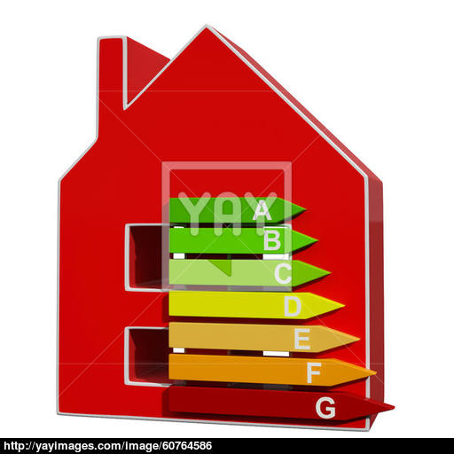 Energy Efficiency Rating Icon Meaning Efficient House Image