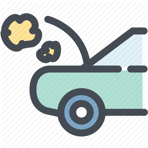 Break, Car, Car Breakdown, Dashboard, Down, Engine Icon