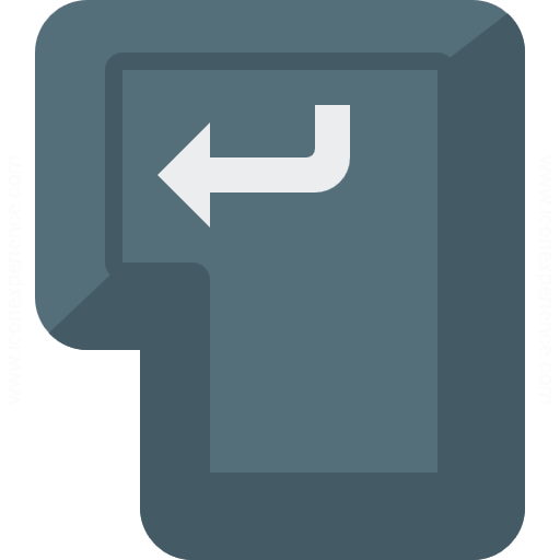 Iconexperience G Collection Keyboard Key Enter Icon