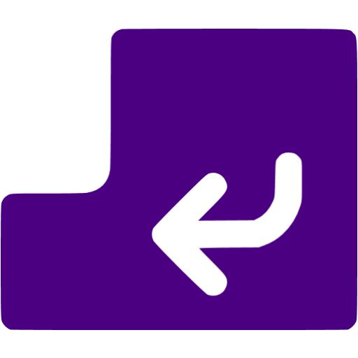Indigo Enter Icon