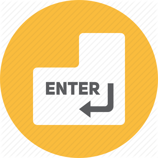 Enter, Key Icon