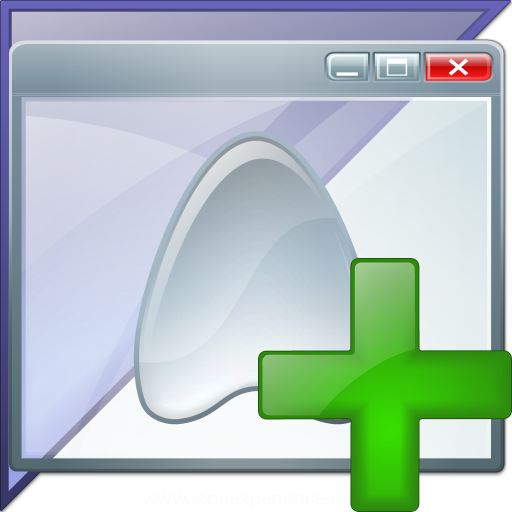Window Application Enterprise Add Icon