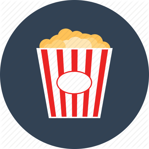 Cinema, Entertainment, Food, Junk Food, Movie, Popcorn, Snack Icon