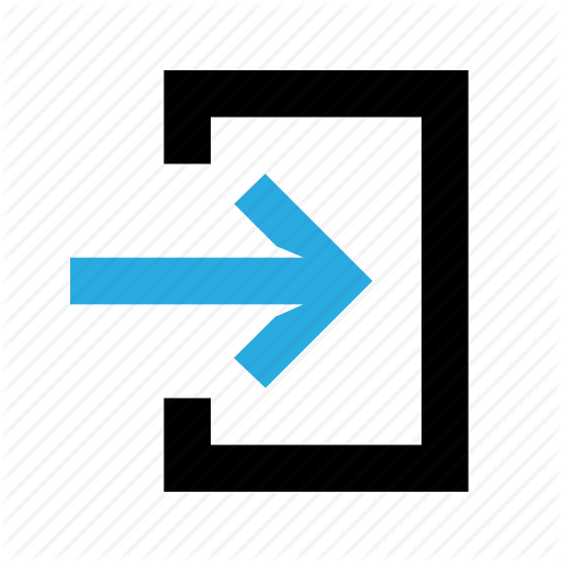 Arrow, Entrance, Exit, Input, Login, Out Icon