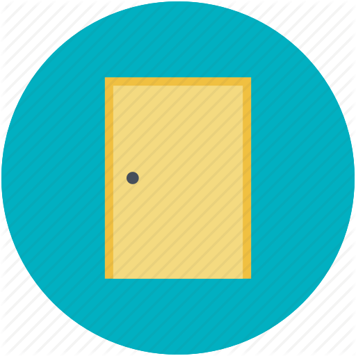 Bedroom Door, Closed Door, Door, Doorway, Entrance Icon
