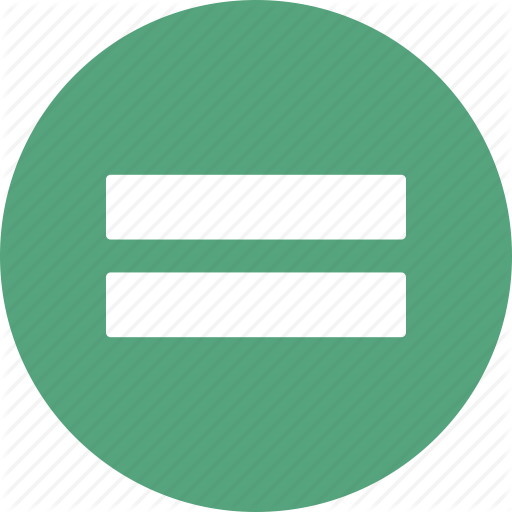 Equal, Finance, Math Icon