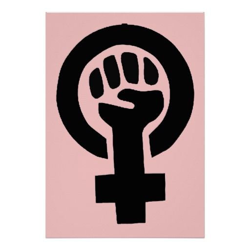 Feminist Woman Gender Equality Symbol Poster