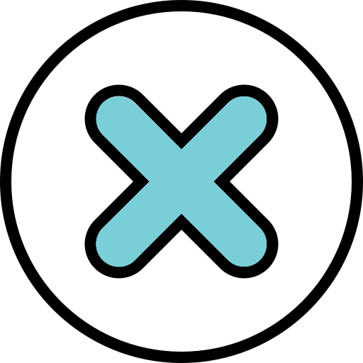 Close, Delete, Remove, Cross, Hide, Erase Icon