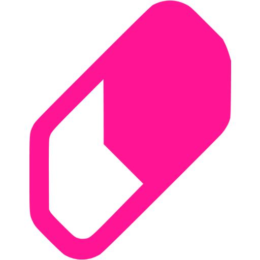 Deep Pink Eraser Icon