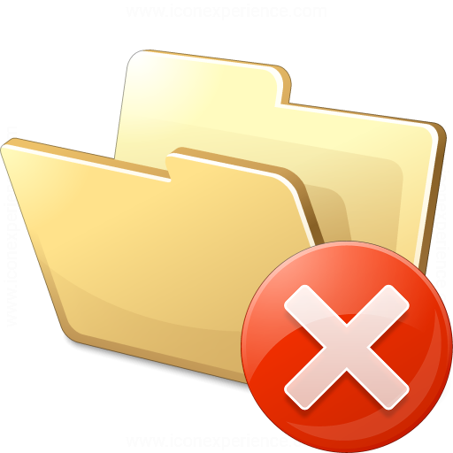 Iconexperience V Collection Folder Error Icon
