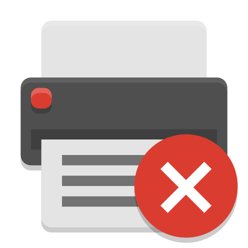 Printer Error Icon Papirus Status Iconset Papirus Development Team