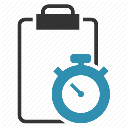Clipbord, Estimates, Milestones, Records, Timer Icon