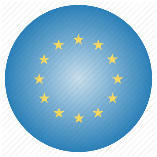 Circle, Eu, European, Flag, Union Icon