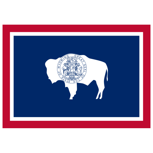 Us Wy Wyoming Flag Icon