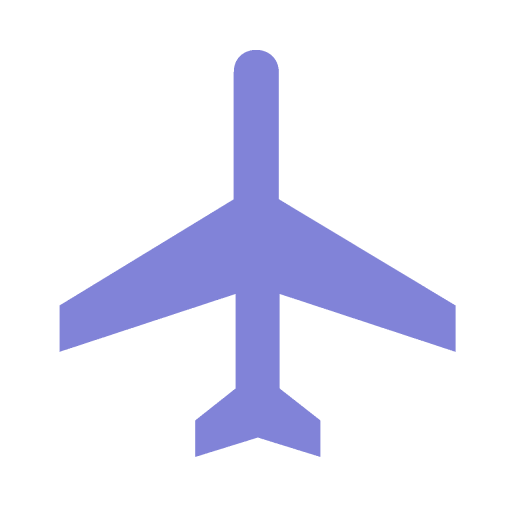 Cropped Airplane Icon Airtn