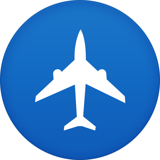 Cropped Plane Flight Icon Aviatest
