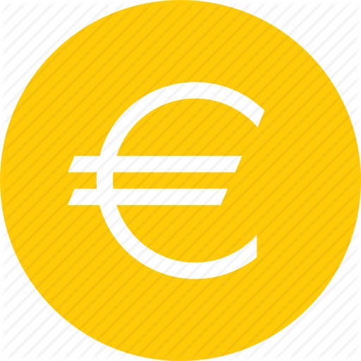 Currency, Euro Icon