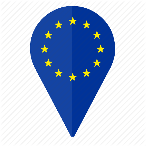 Country, Euro, Europe, Location, Pointer Icon