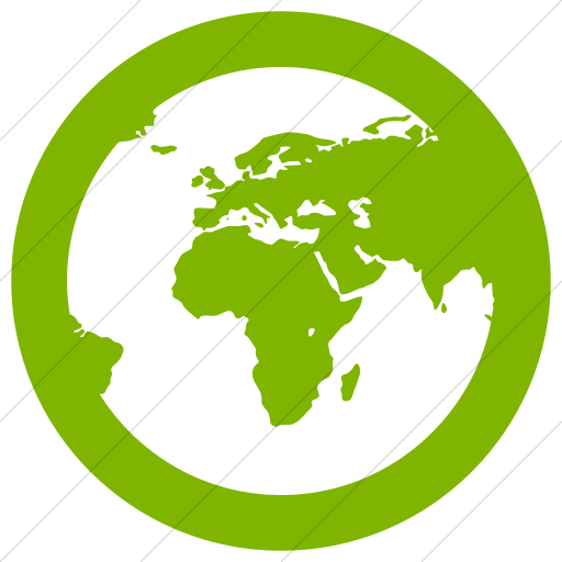 Simple Green Raphael Globe Europe Icon