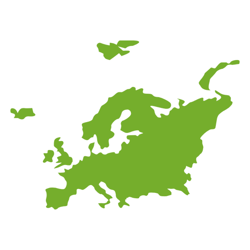 European Continental Green Map