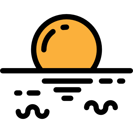 Landscape, Evening, Dawn, Sunrise, Nature Icon