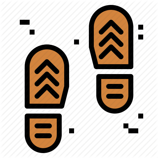 Evidence, Foot, Footprint, Shoe Icon