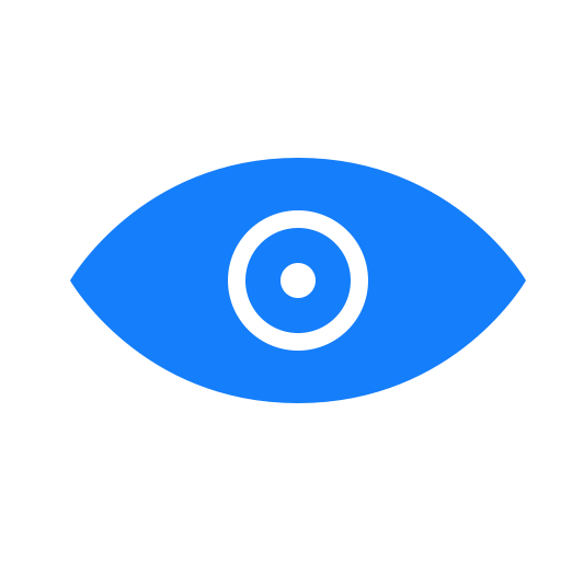 Eye Outline Black Icon